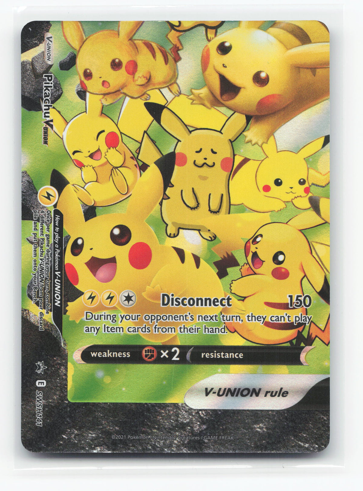 Pikachu V-UNION SWSH141 - SWSH Black Star Promos