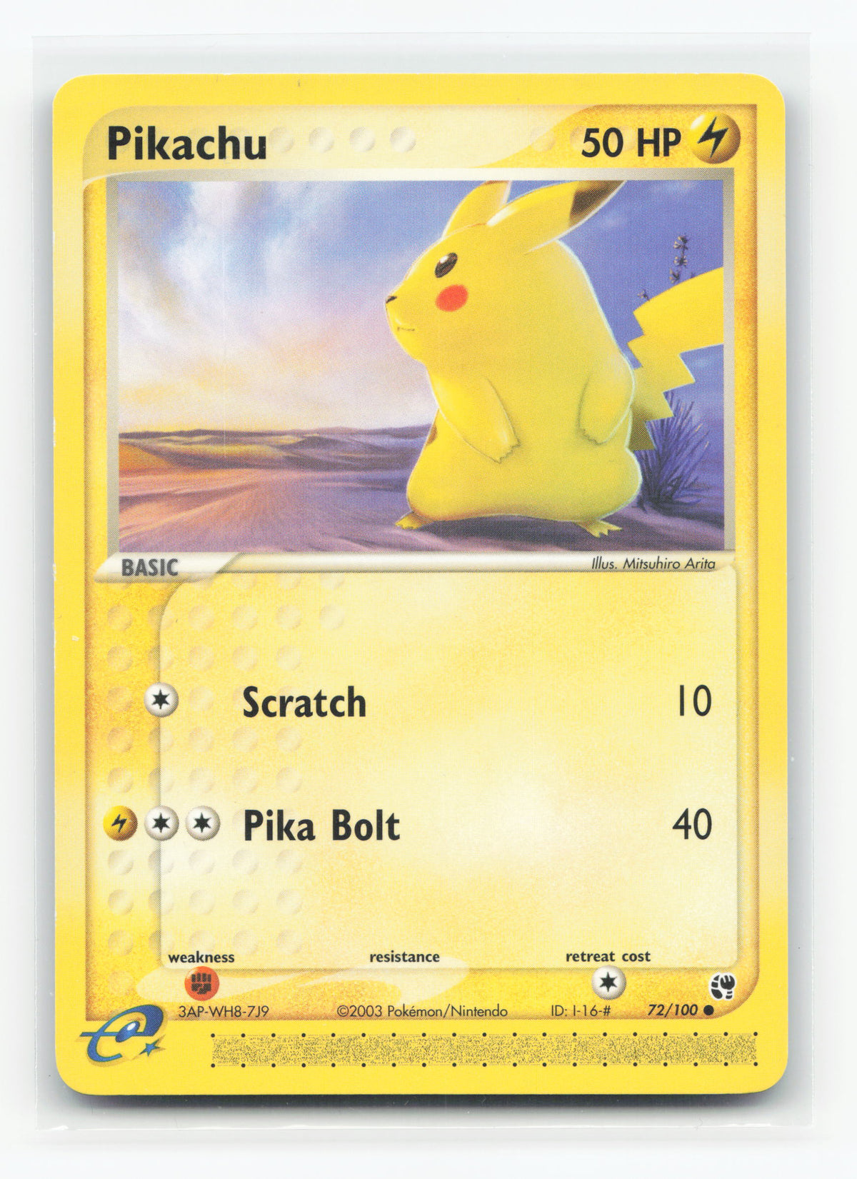 Pikachu 72/100 - Sandstorm