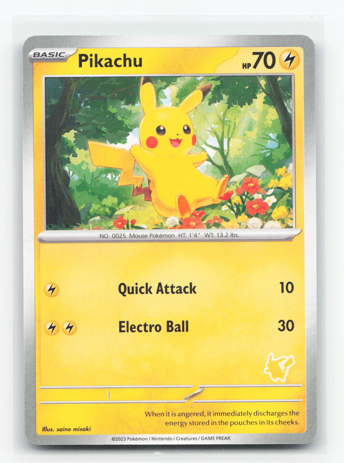 Pikachu (My First Battle) 178/197 - Obsidian Flames