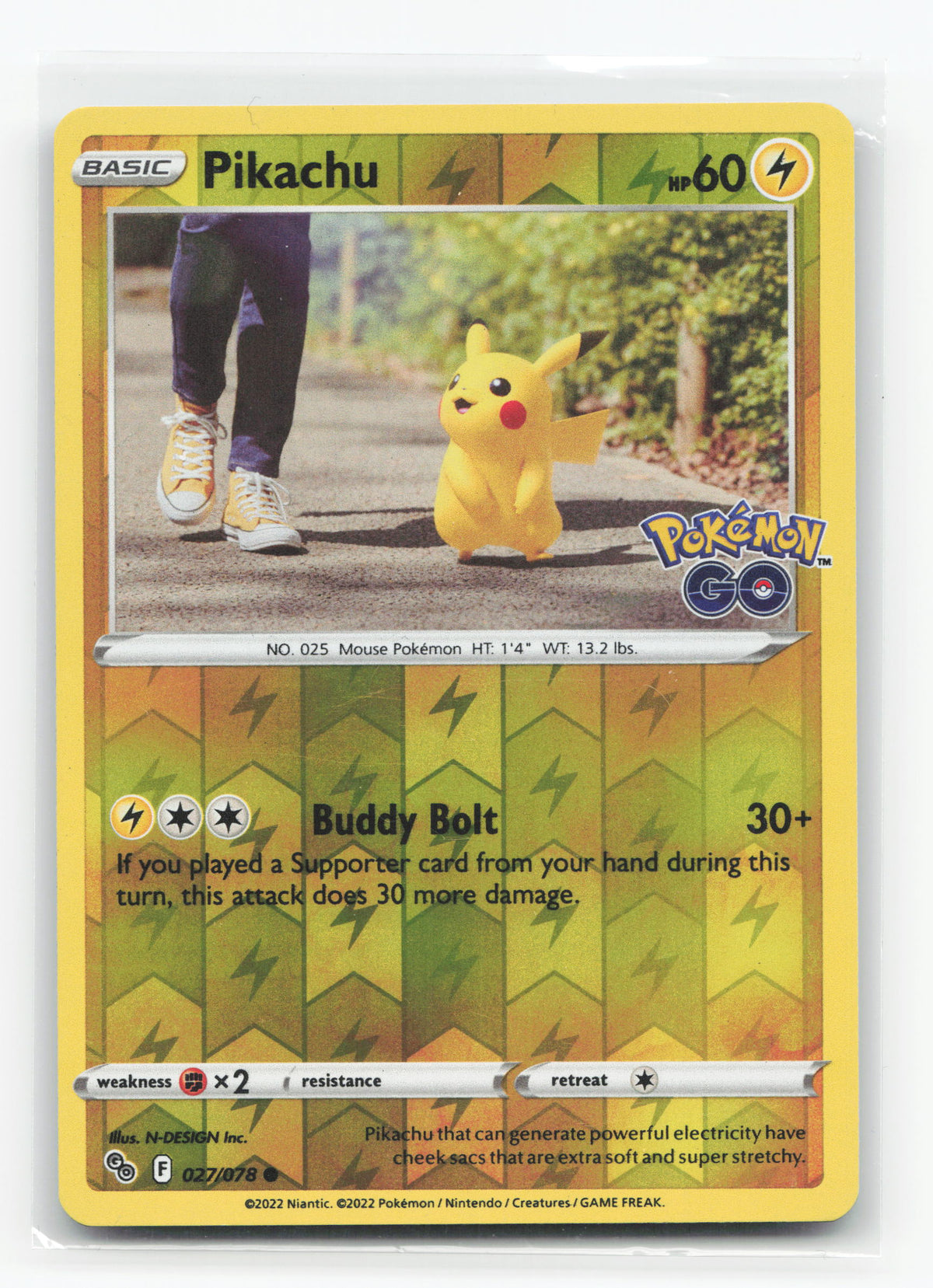 Pikachu 027/078 - Pokémon GO