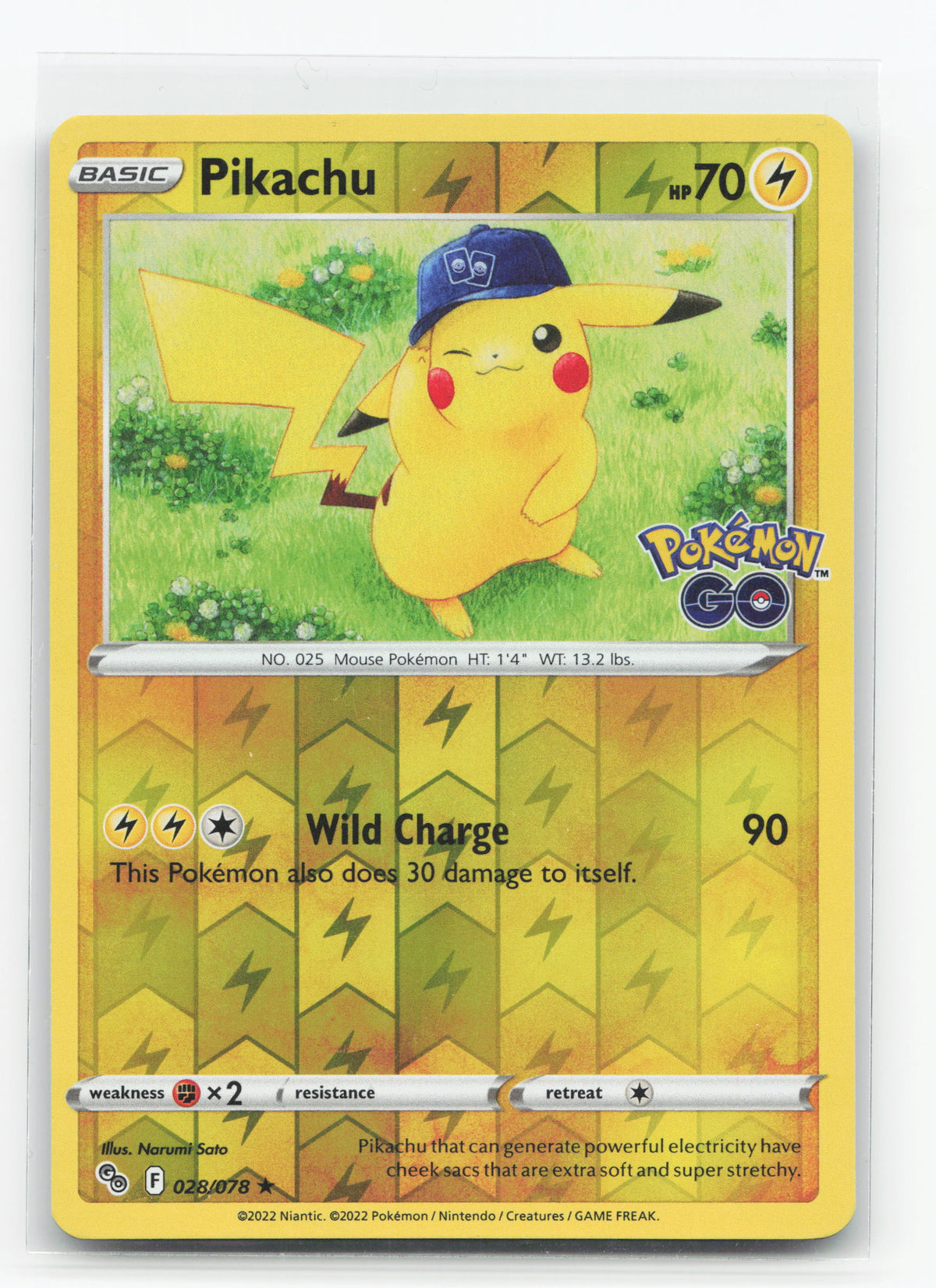 Pikachu 028/078 - Pokémon GO