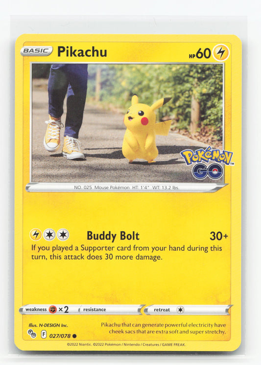 Pikachu 027/078 - Pokémon GO