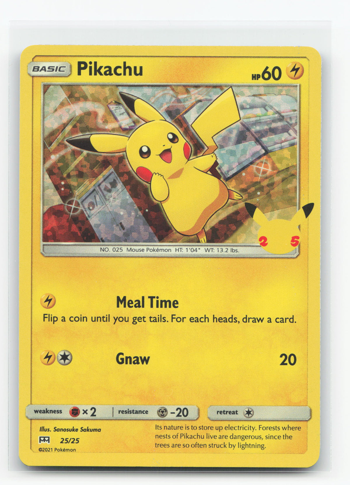 Pikachu 25/25 - McDonald's Collection 2021