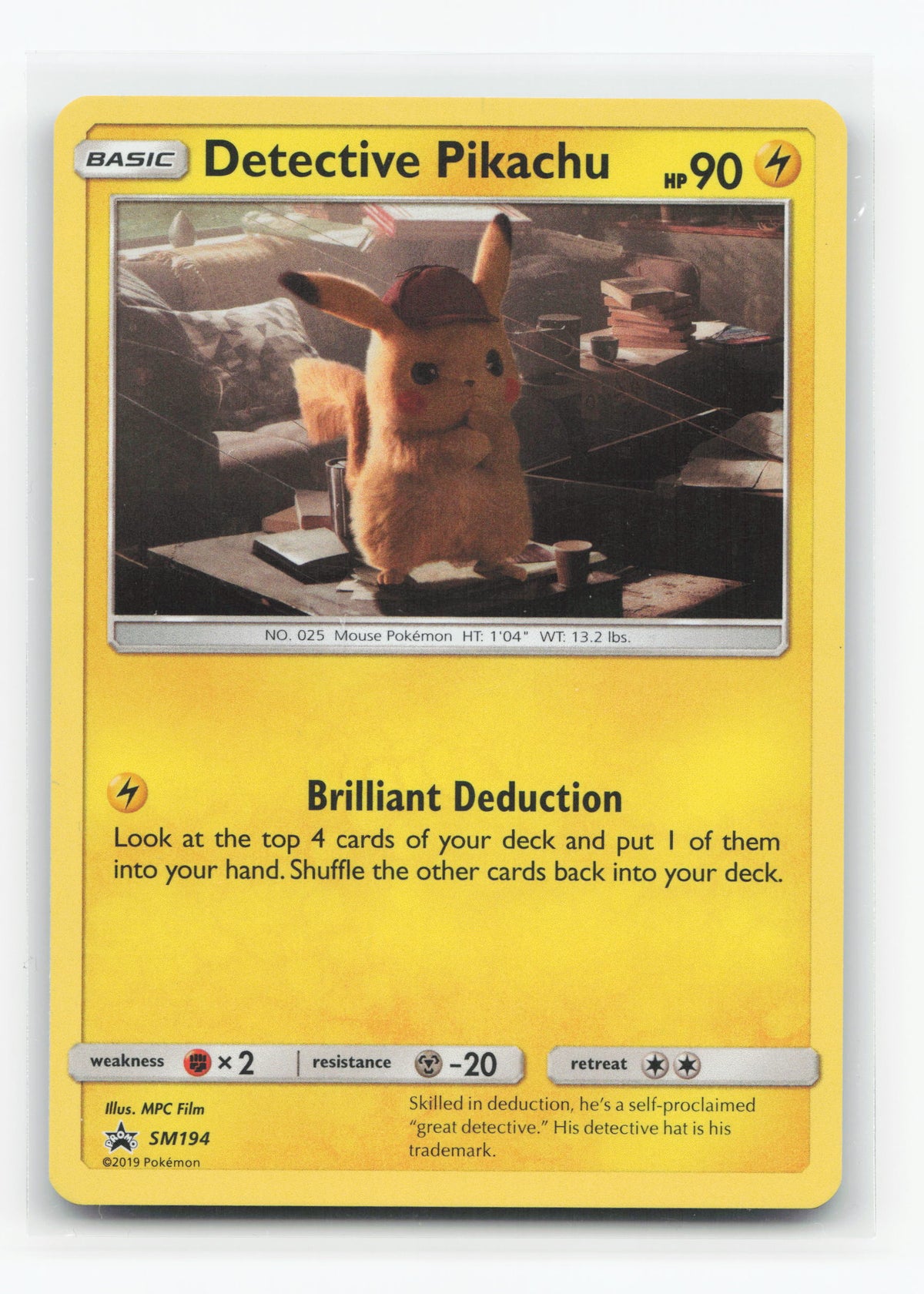 Detective Pikachu SM194 - SM Black Star Promos