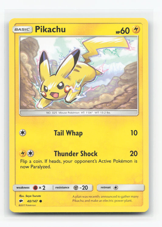 Pikachu 40/147 - Burning Shadows