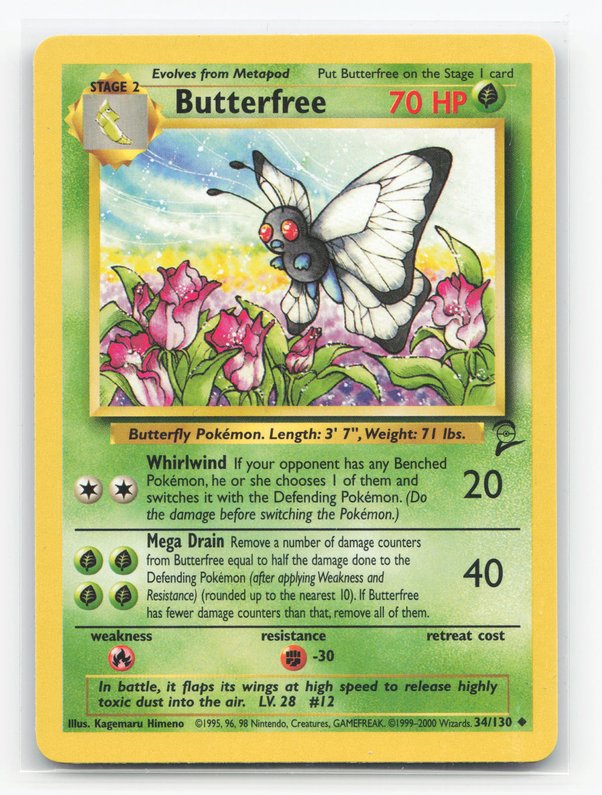 Butterfree 34/130 - Base Set 2