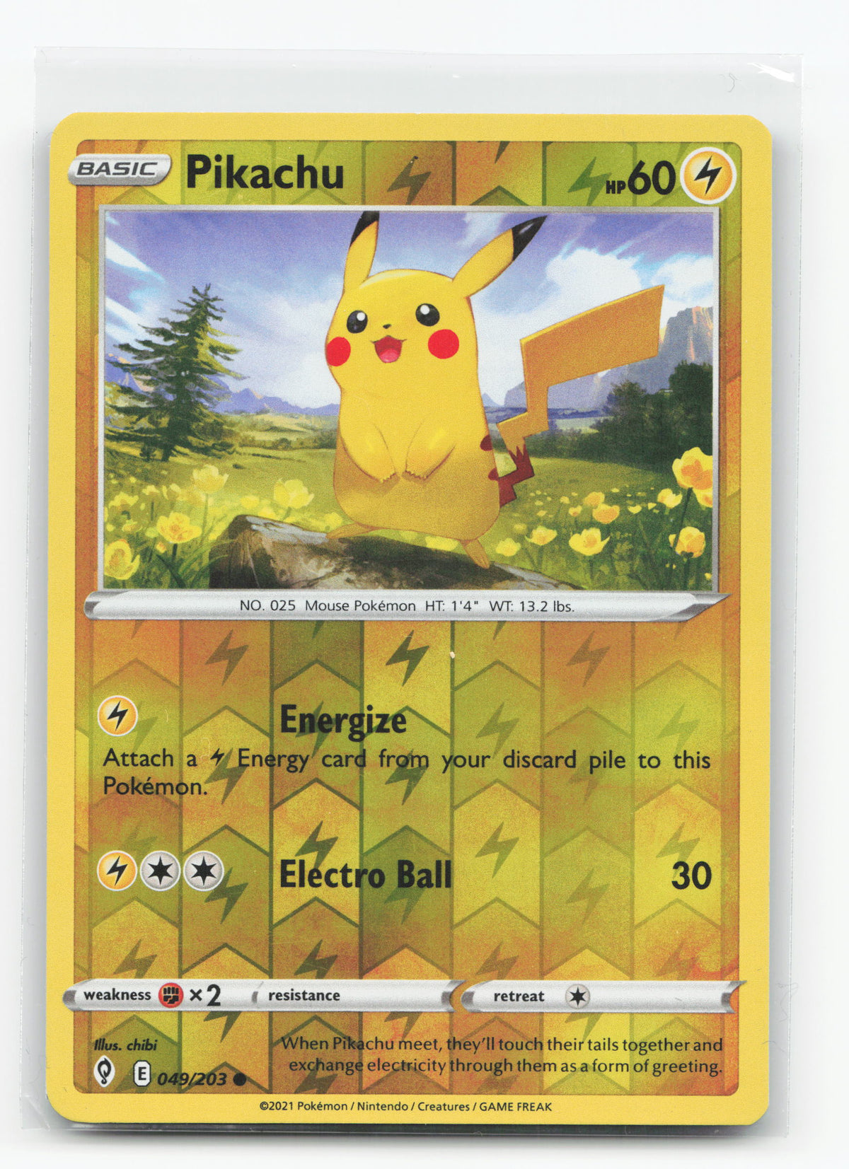Pikachu 049/203 - Evolving Skies