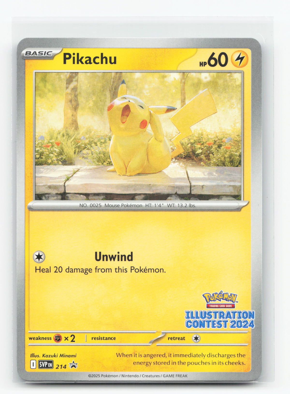 Pikachu 214 - Scarlet & Violet Black Star Promos