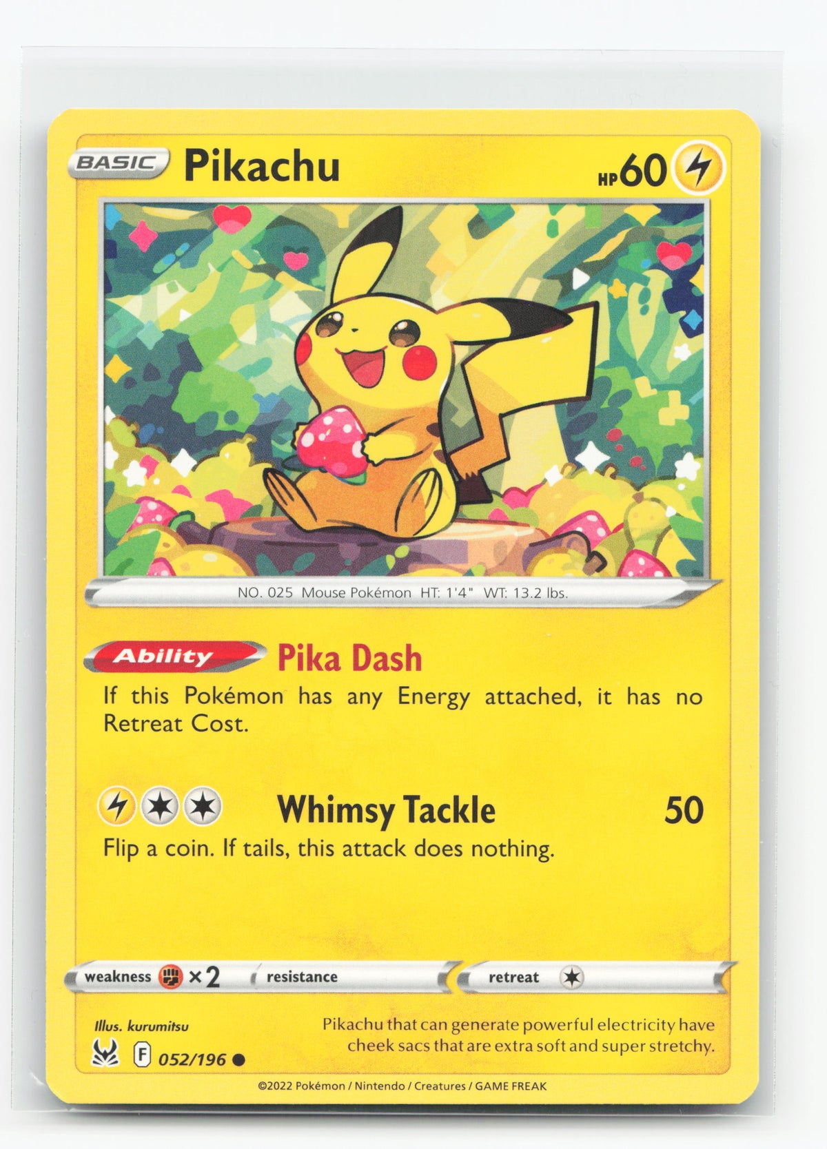 Pikachu 052/196 - Lost Origin