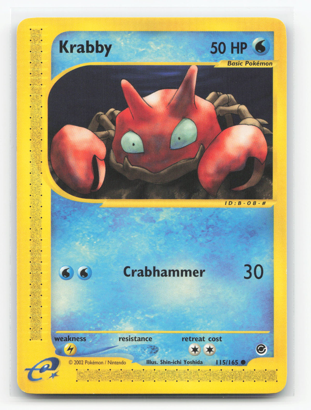 Krabby 115/165 - Expedition Base Set