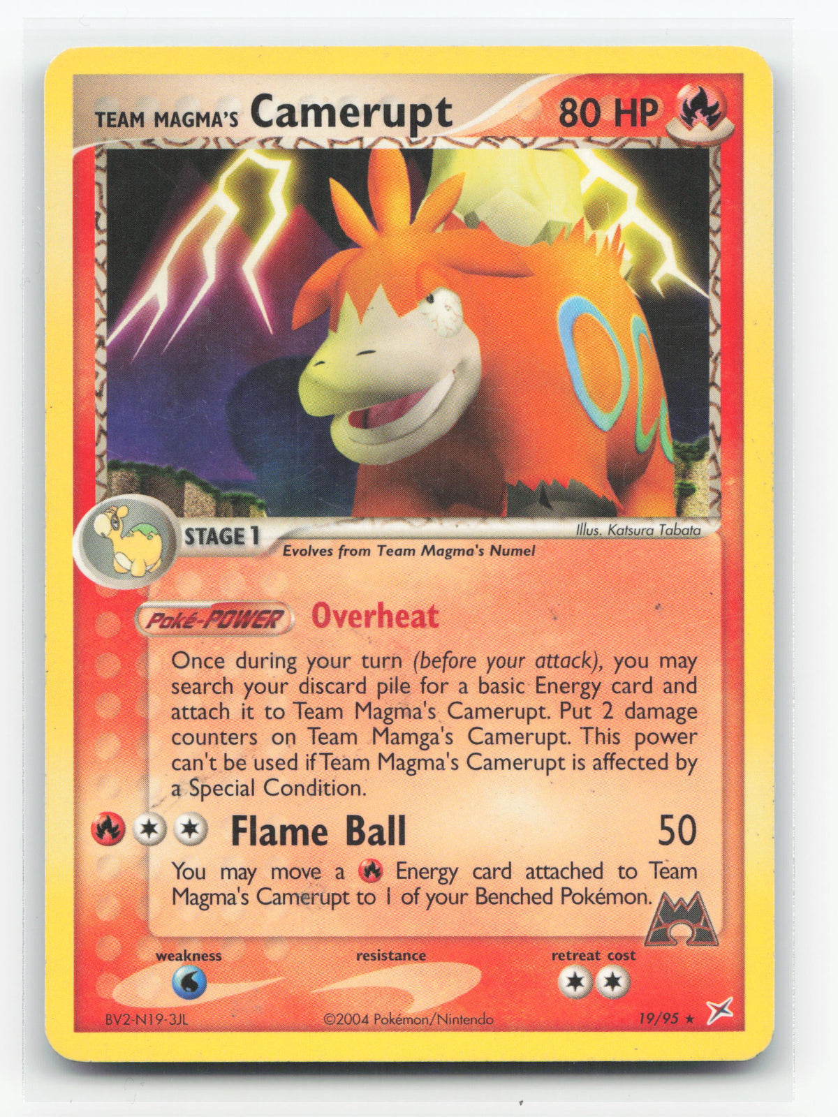 Team Magma's Camerupt 19/95 - Team Magma vs Team Aqua