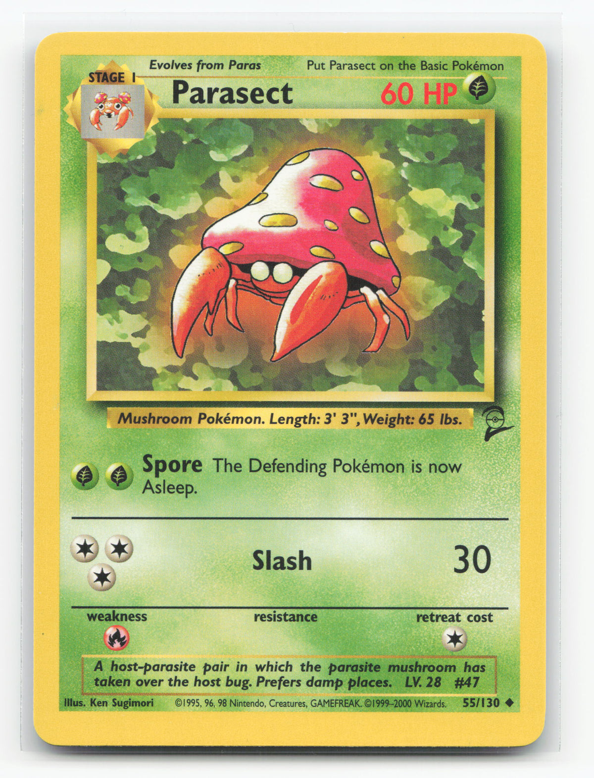 Parasect 55/130 - Base Set 2