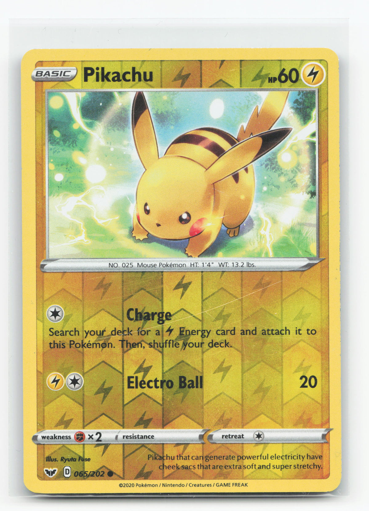 Pikachu 065/202 - Sword & Shield