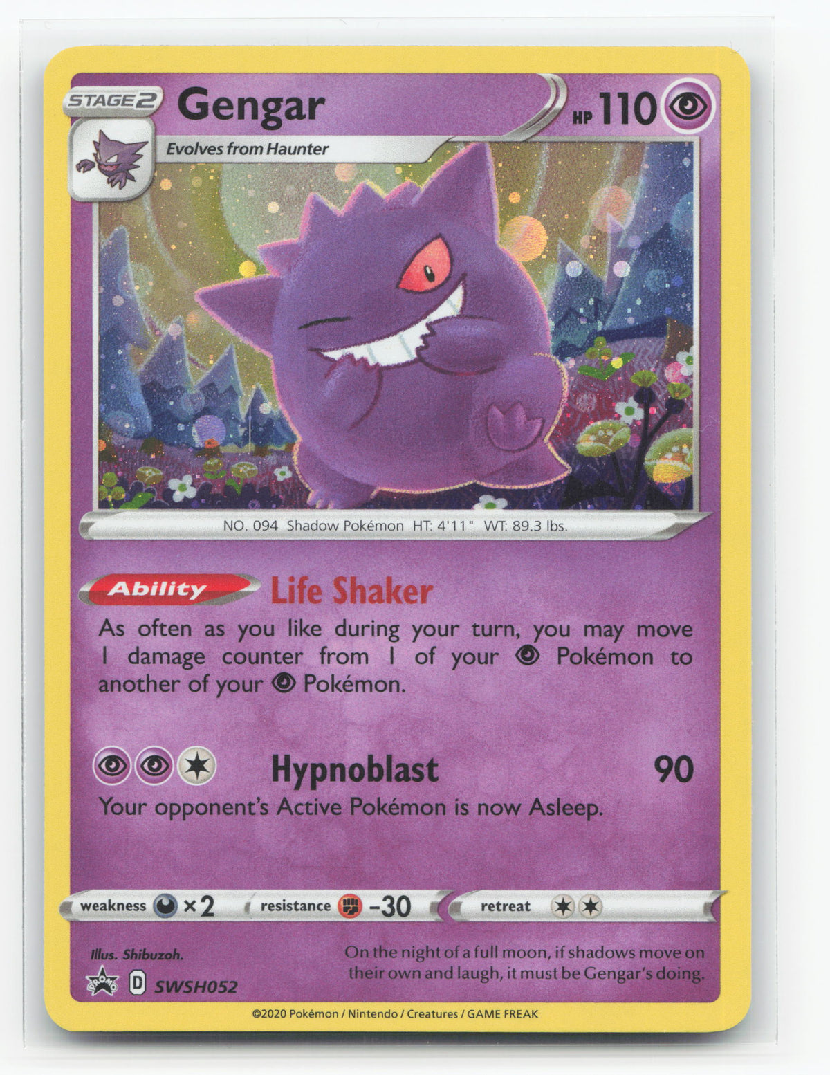 Gengar SWSH052 - SWSH Black Star Promos