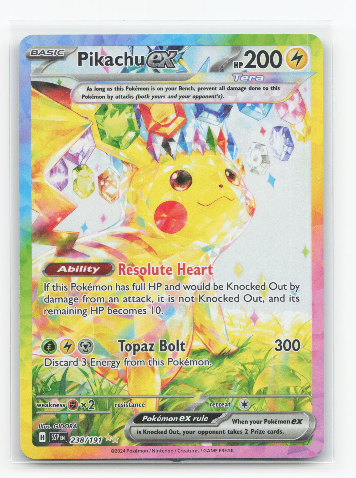 Pikachu ex 238/191 - Surging Sparks