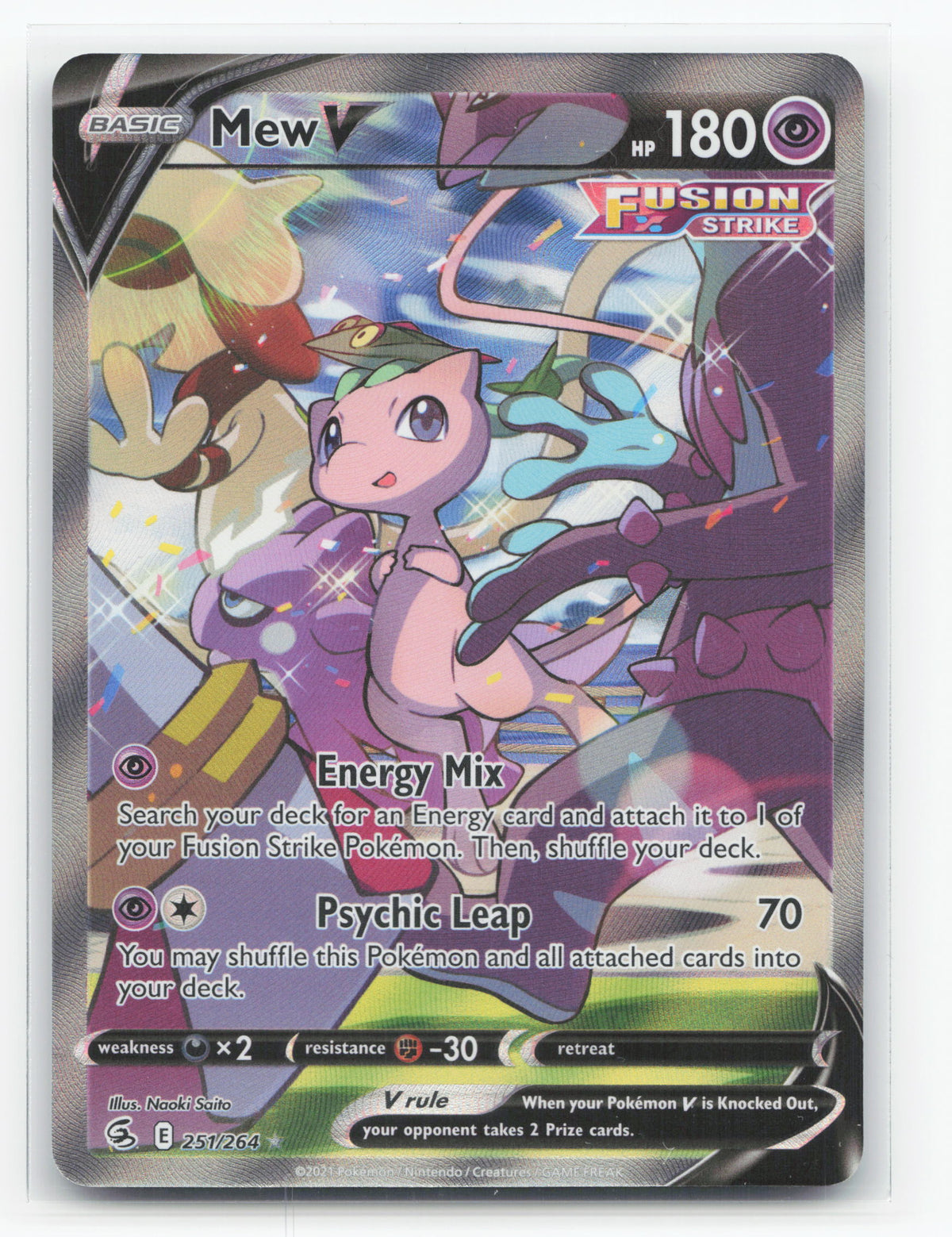 Mew V 251/264 - Fusion Strike