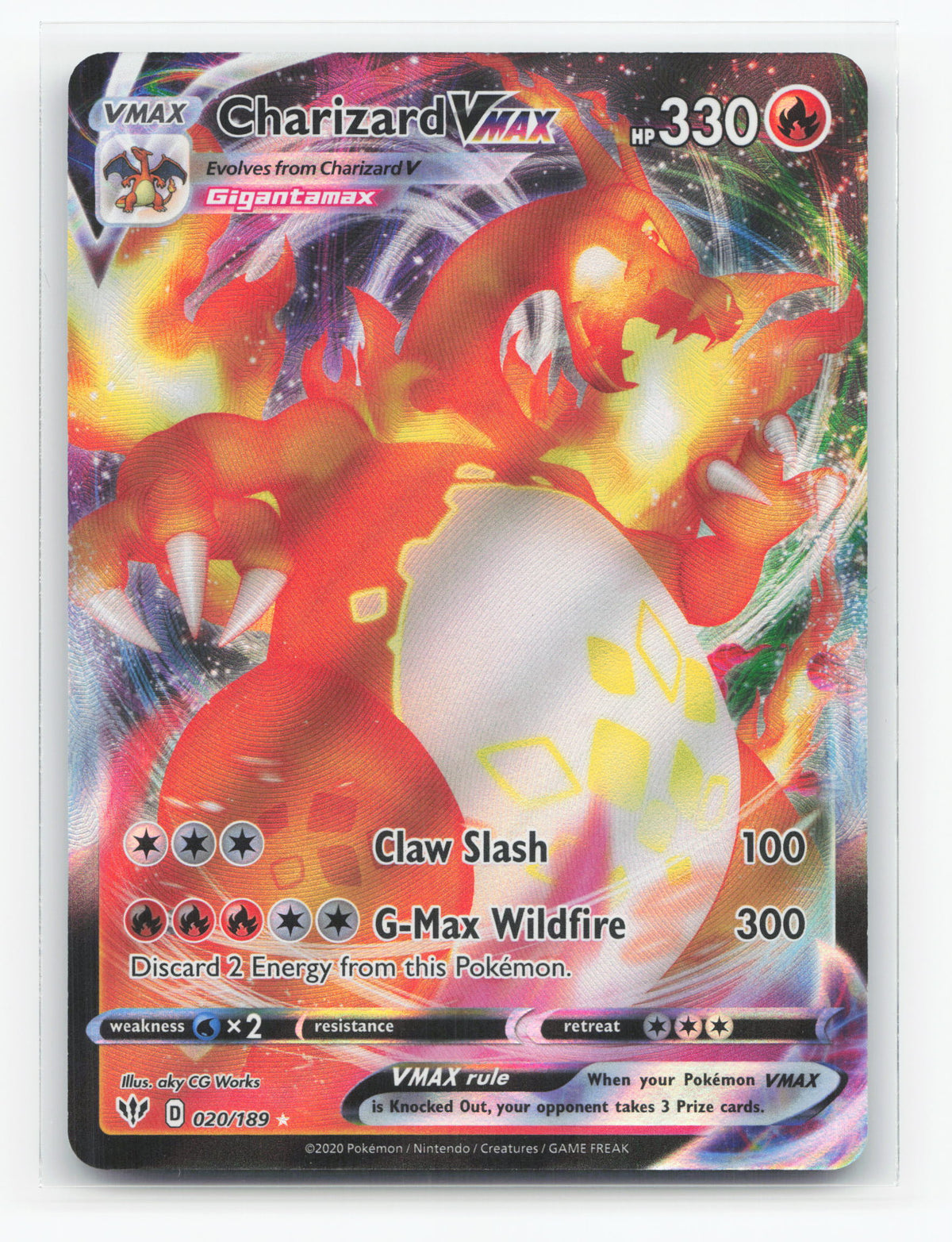 Charizard VMAX 020/189 - Darkness Ablaze