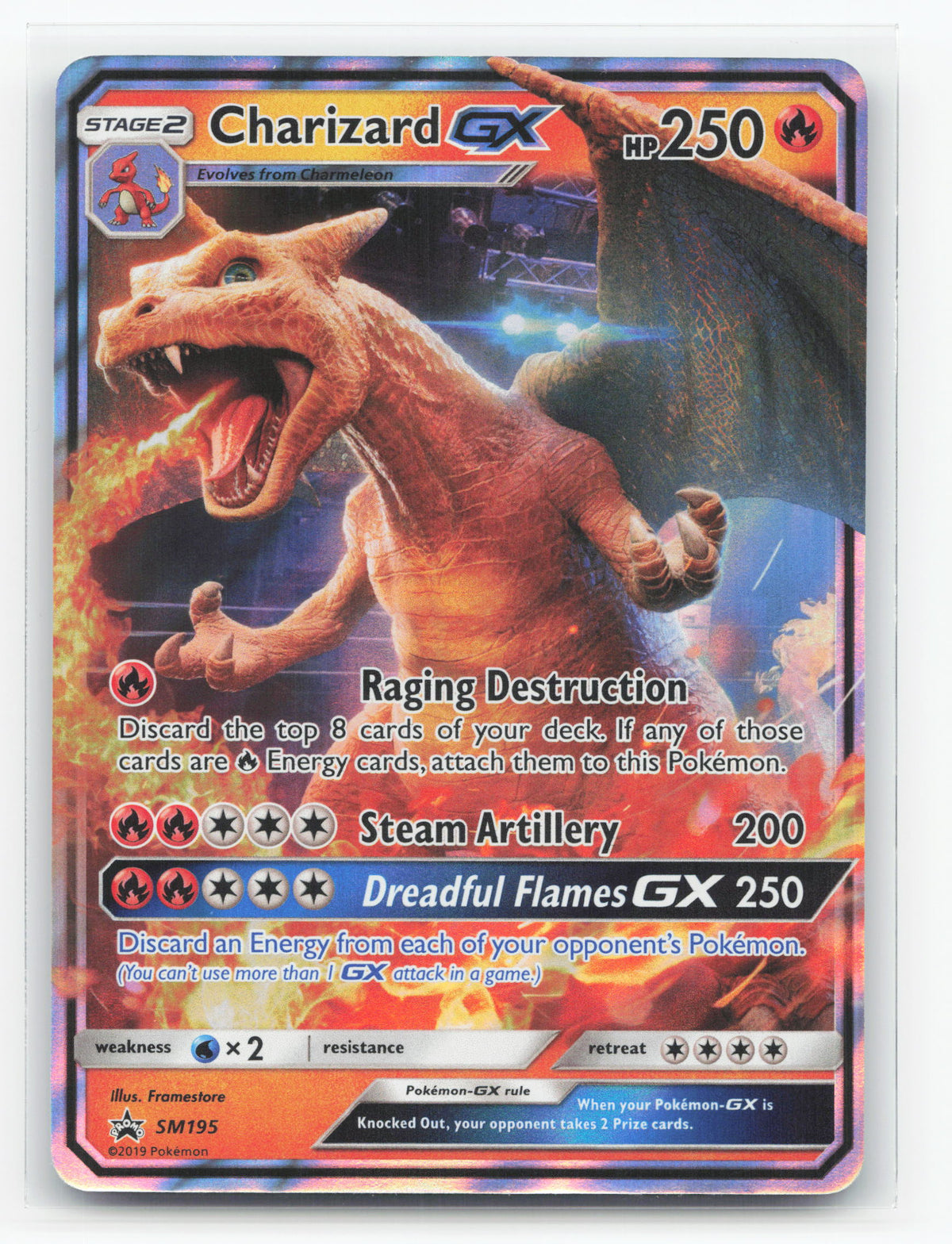 Charizard-GX SM195 - SM Black Star Promos