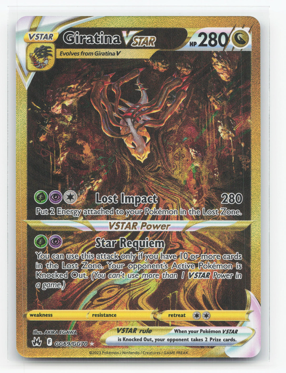 Giratina VSTAR GG69/GG70 - Crown Zenith Galarian Gallery