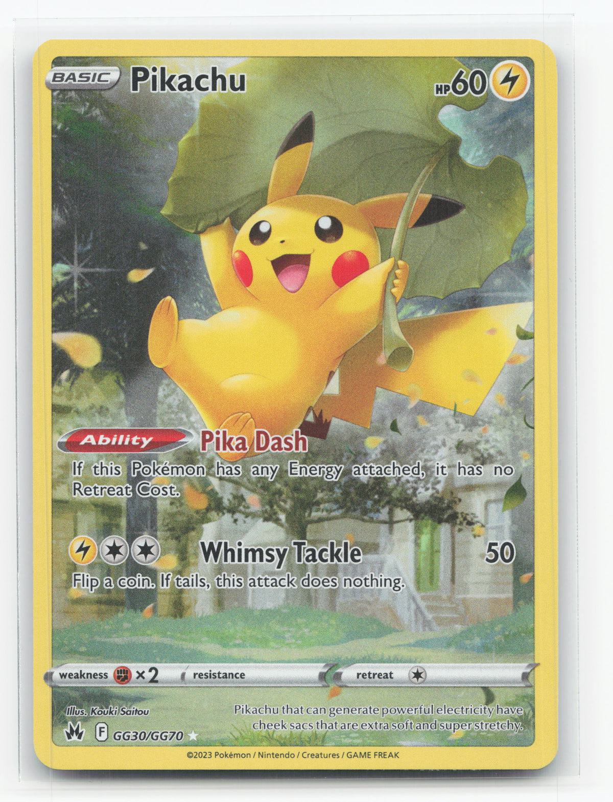 Pikachu GG30/GG70 - Crown Zenith Galarian Gallery