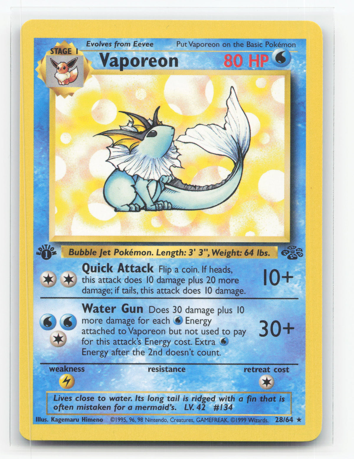 Vaporeon 28/64 - Jungle