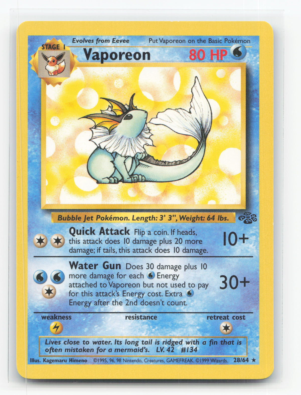 Vaporeon 28/64 - Jungle