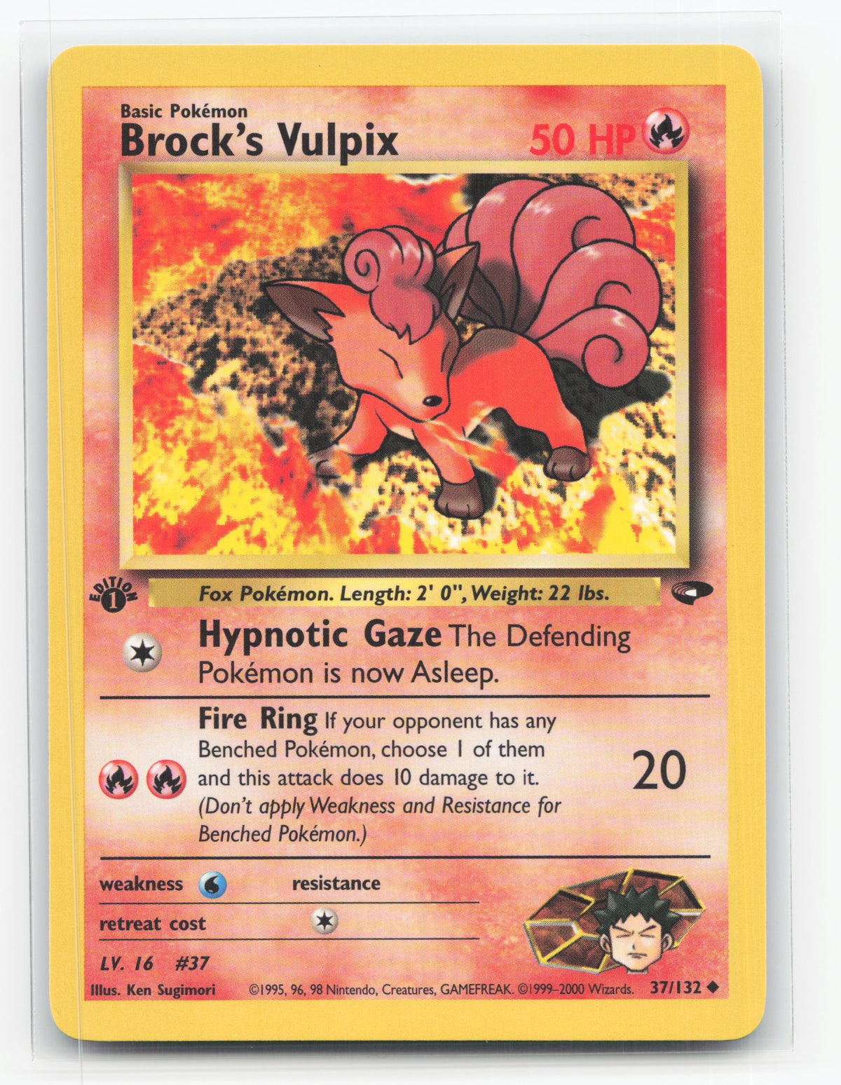 Brock's Vulpix 37/132 - Gym Challenge