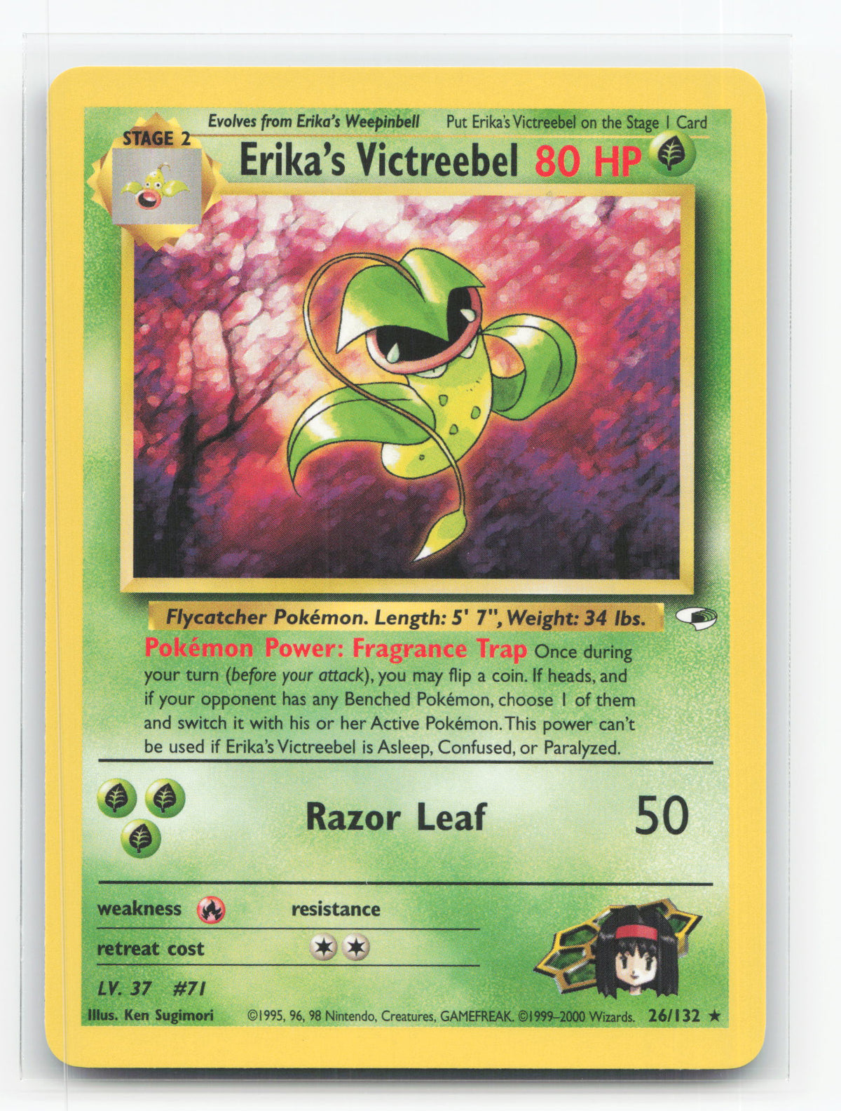 Erika's Victreebel 26/132 - Gym Heroes