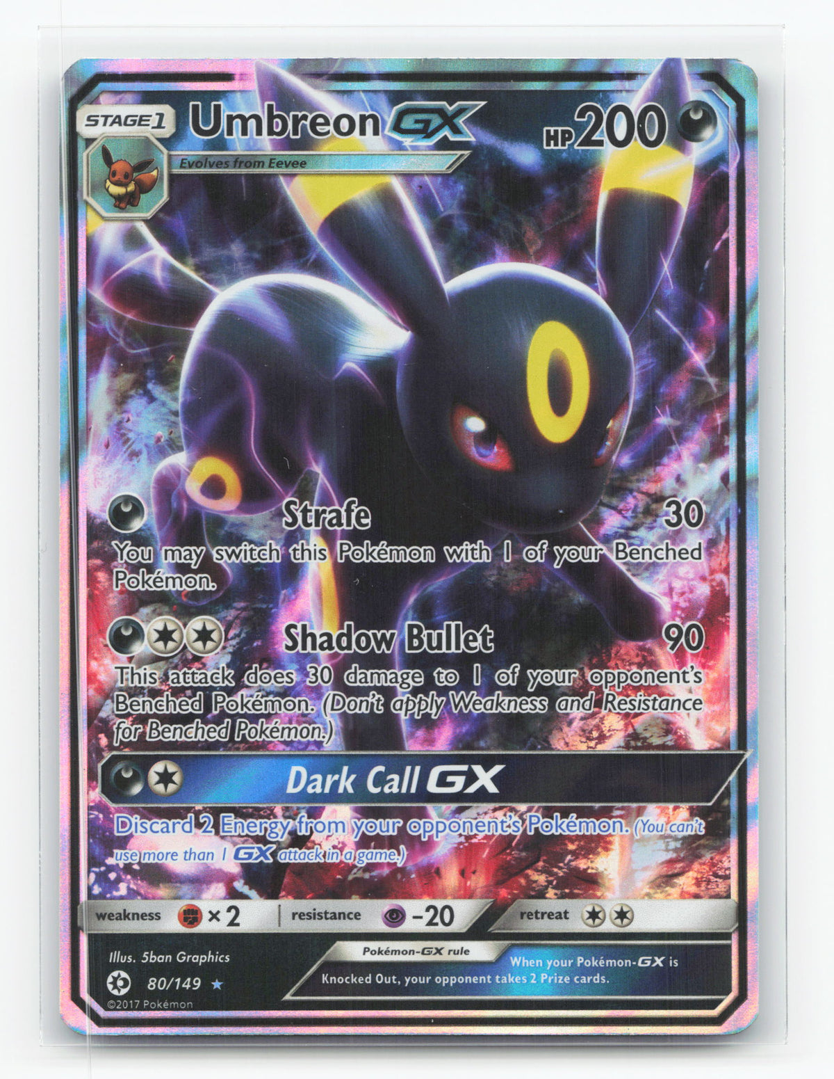 Umbreon-GX 80/149 - Sun & Moon