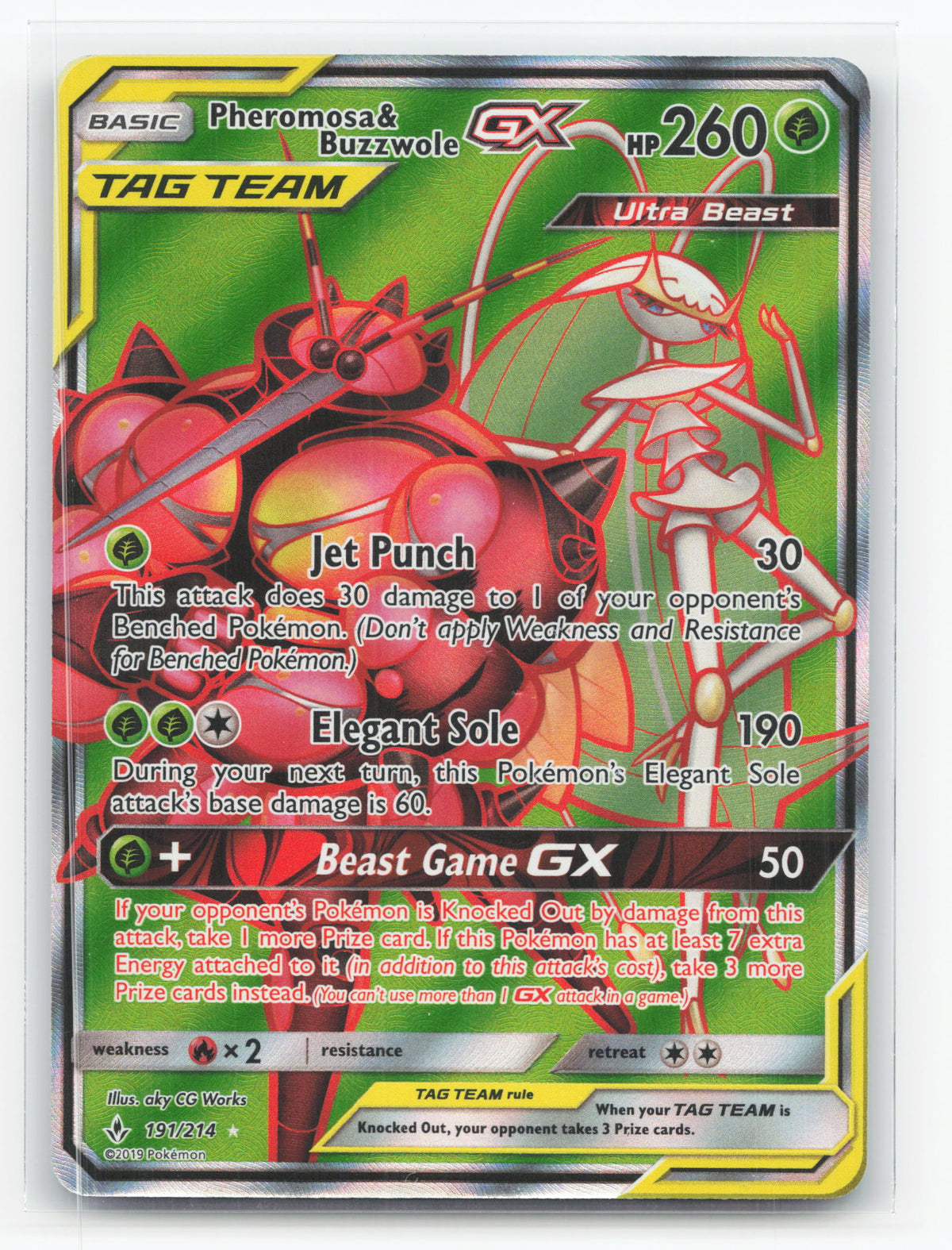 Pheromosa & Buzzwole-GX 191/214 - Unbroken Bonds