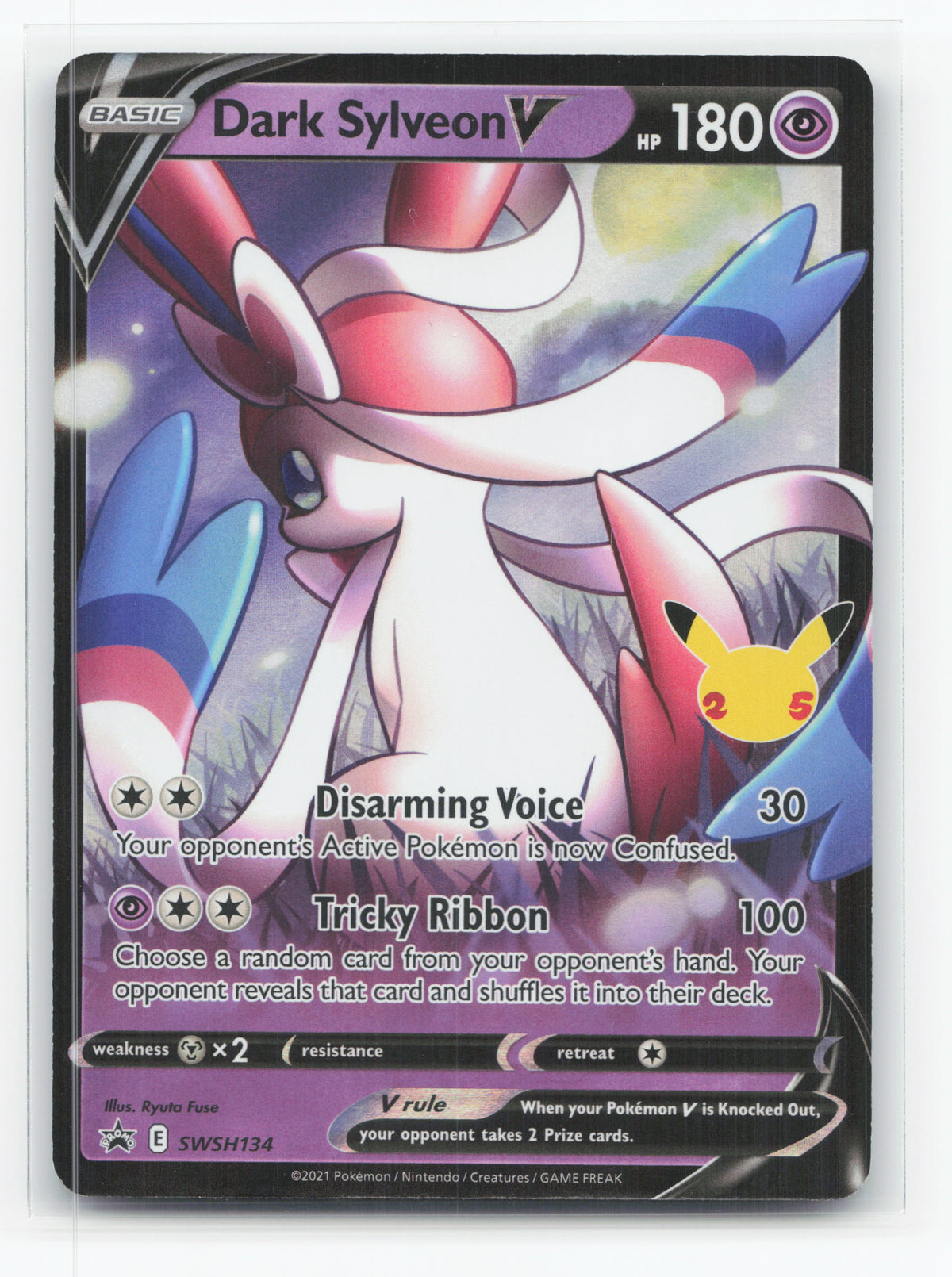 Dark Sylveon V SWSH134 - SWSH Black Star Promos