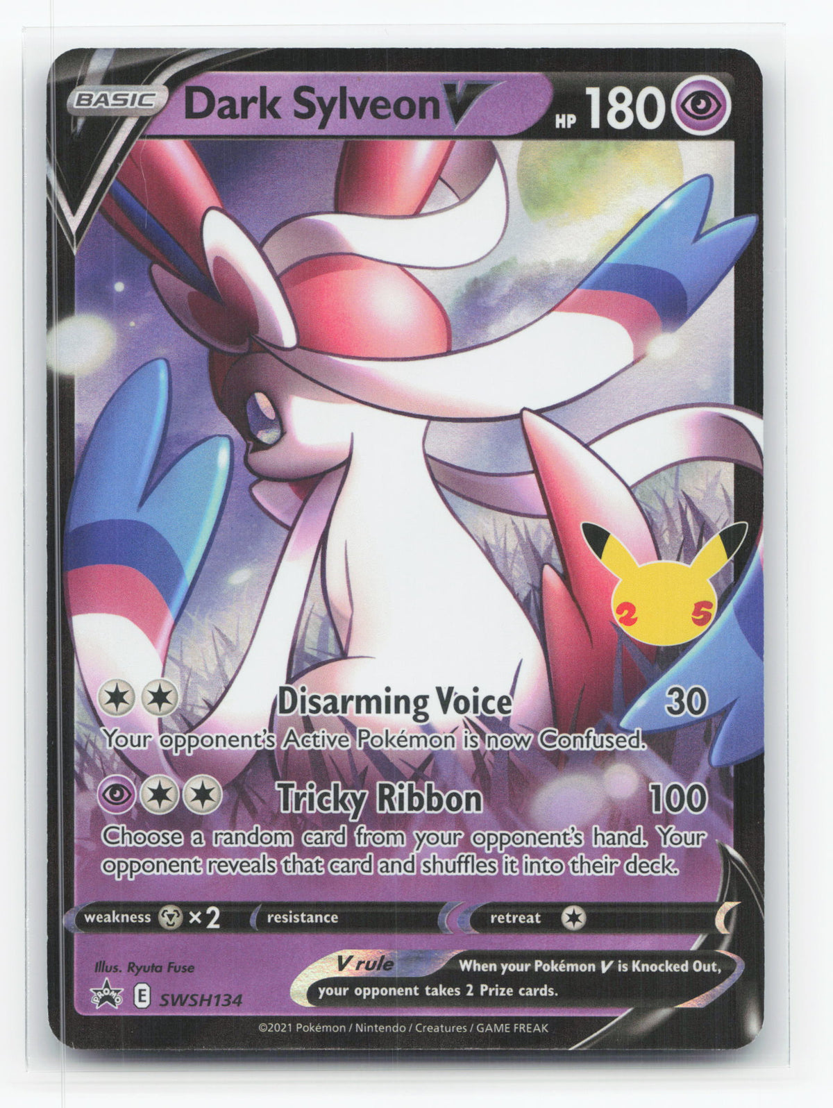 Dark Sylveon V SWSH134 - SWSH Black Star Promos