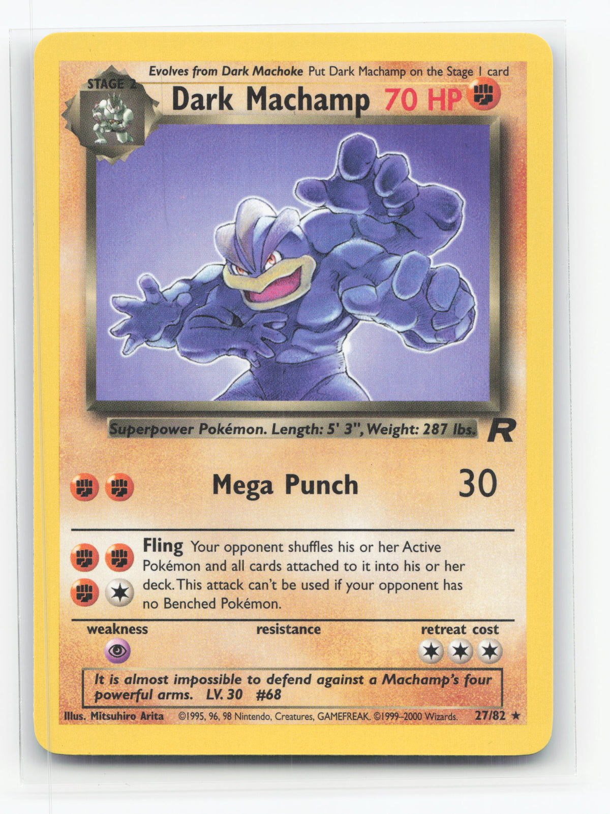 Dark Machamp 27/82 - Team Rocket