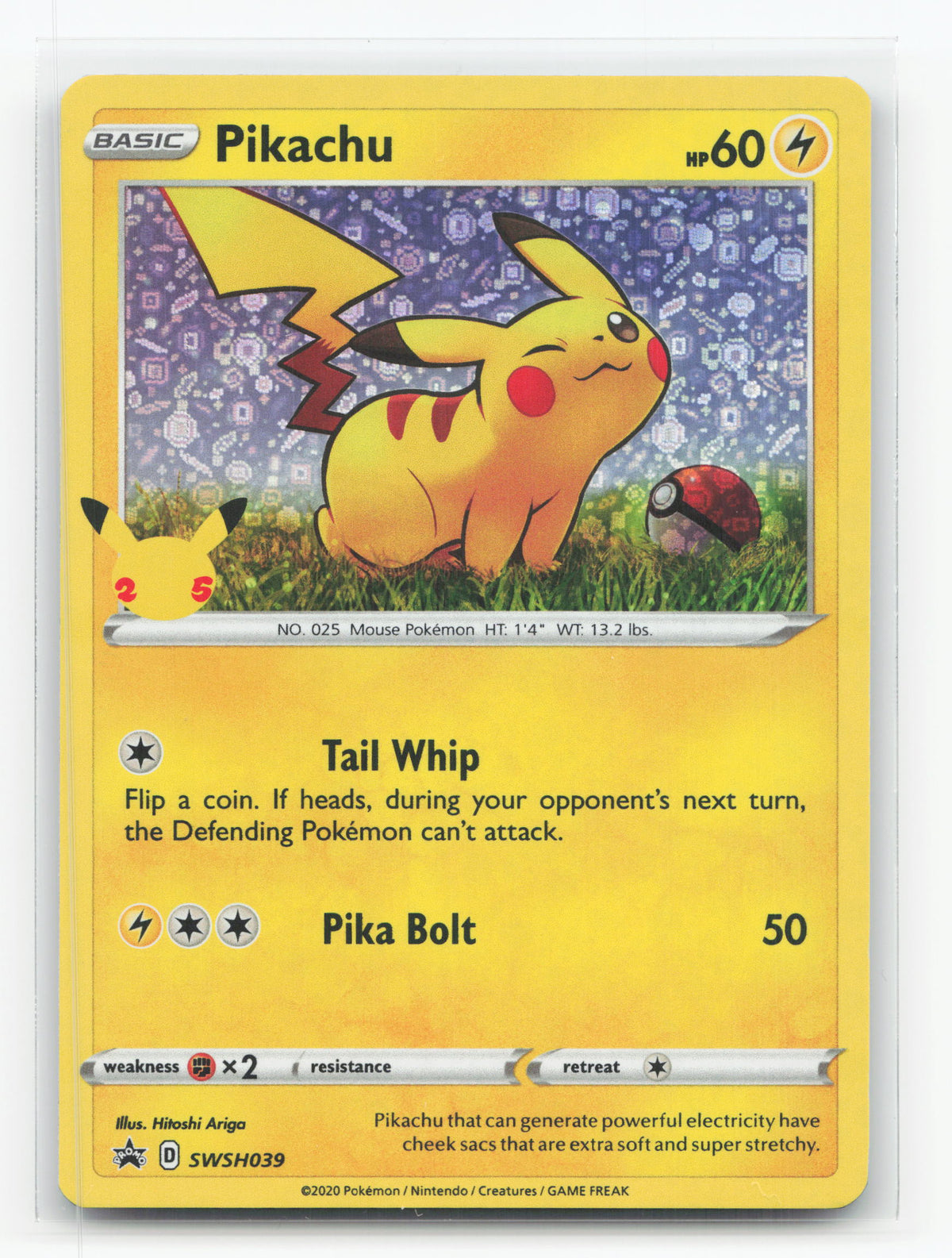 Pikachu SWSH039 - SWSH Black Star Promos