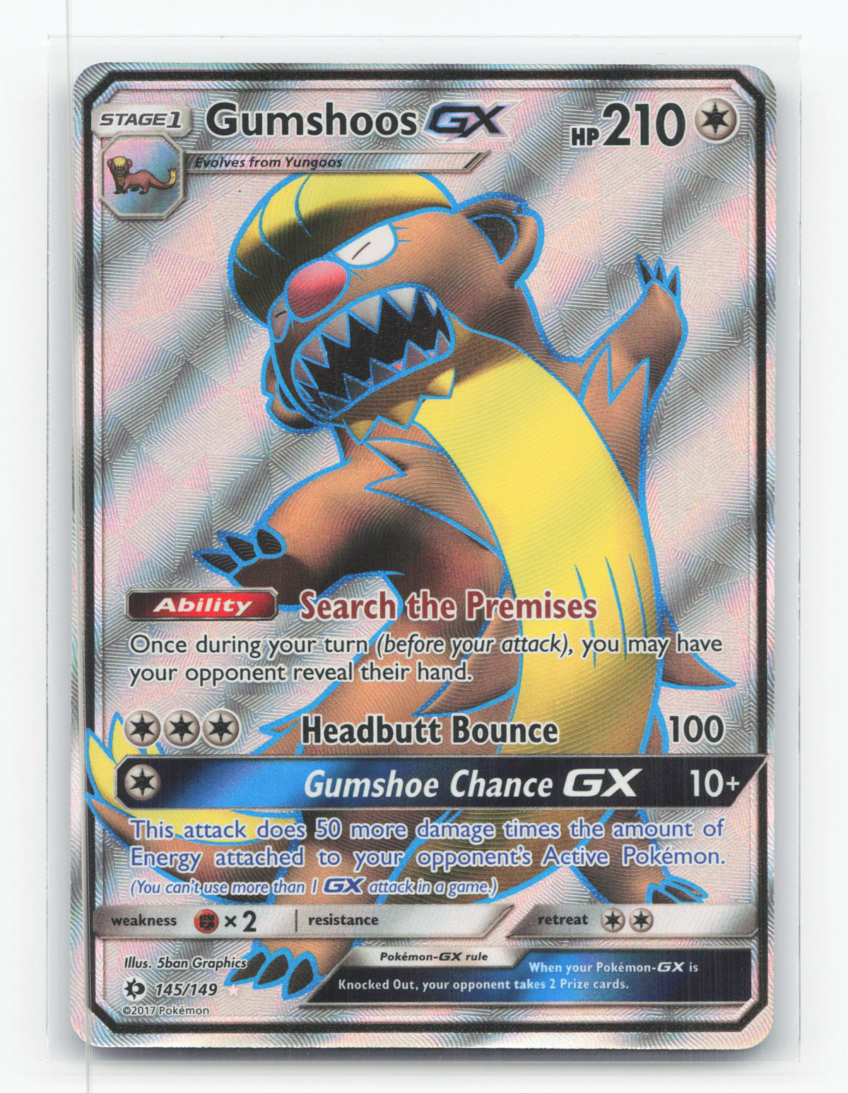 Gumshoos-GX 145/149 - Sun & Moon