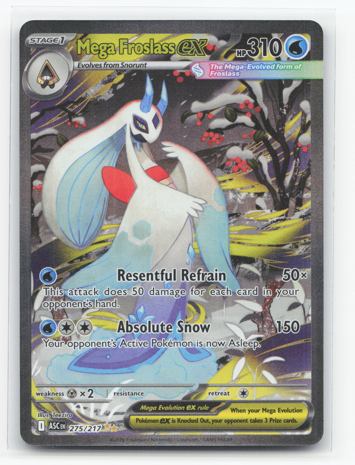 Mega Froslass ex 275/217 - Ascended Heroes