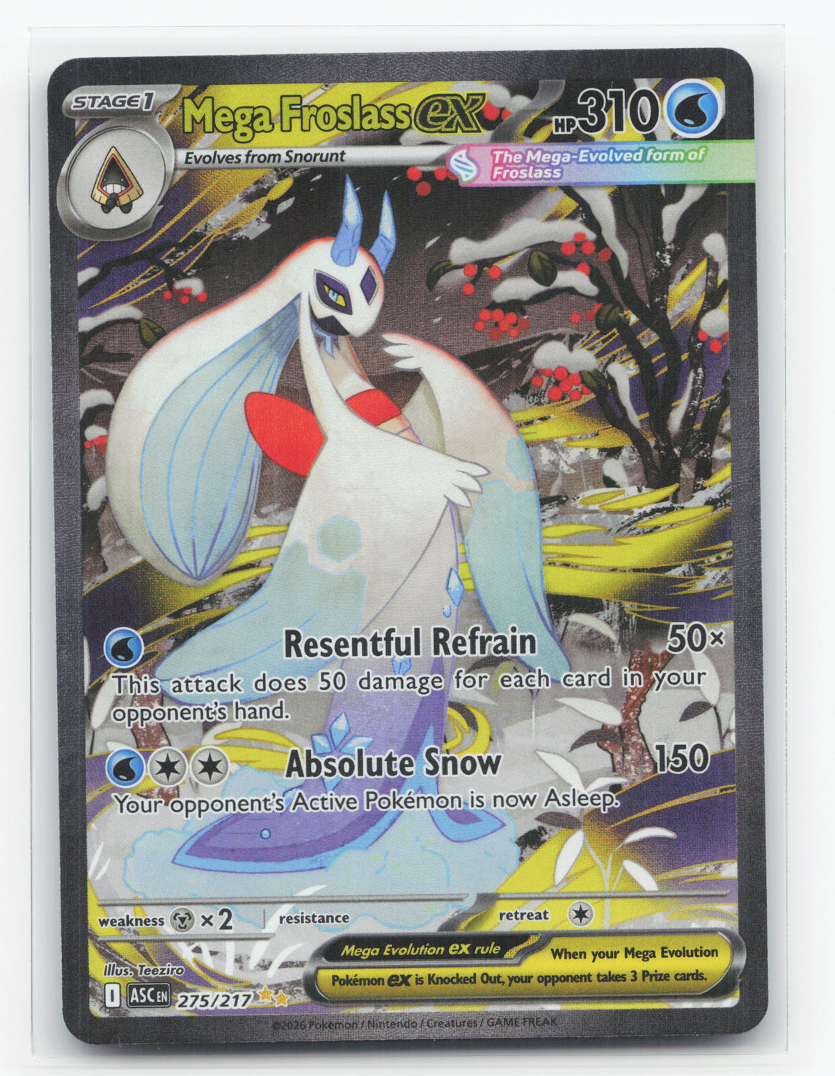 Mega Froslass ex 275/217 - Ascended Heroes