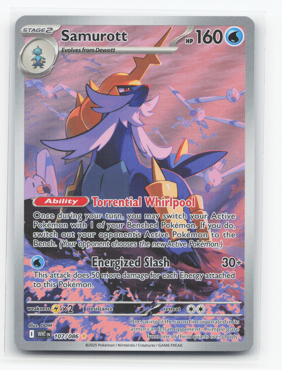 Samurott 107/086 - White Flare