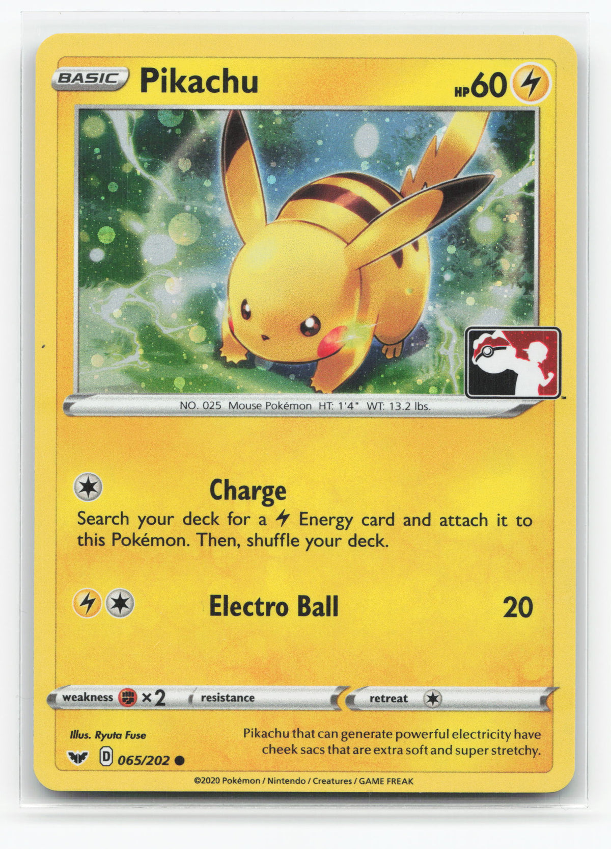Pikachu 065/202 - Sword & Shield