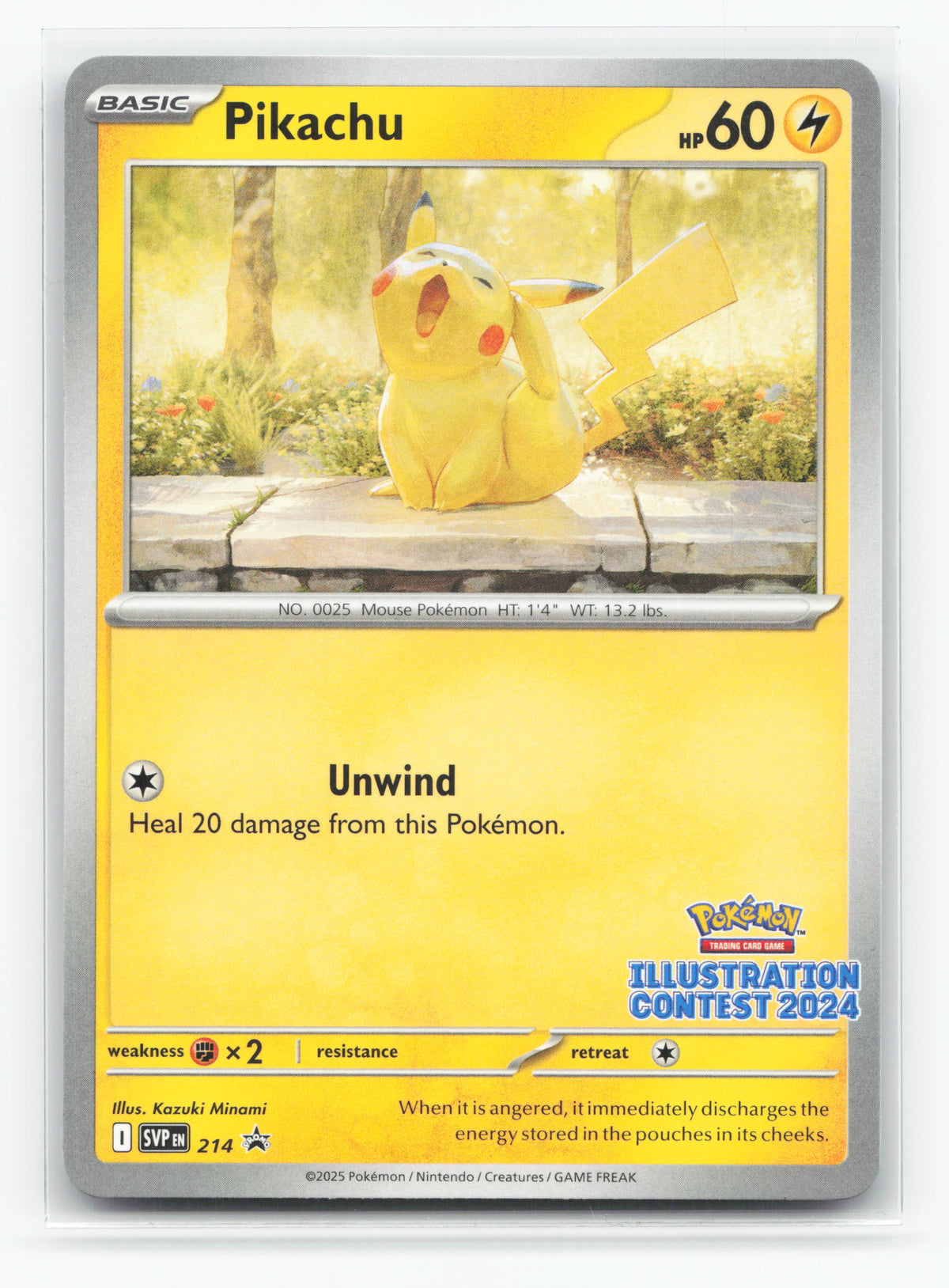 Pikachu 214 - Scarlet & Violet Black Star Promos