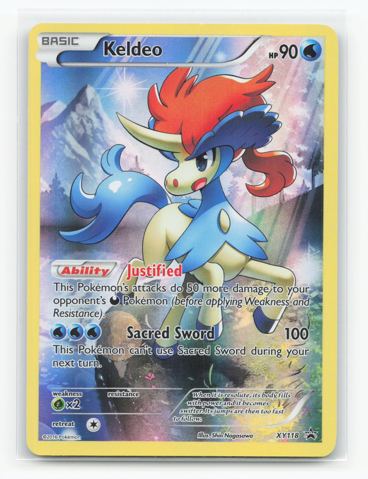 Keldeo XY118 - XY Black Star Promos