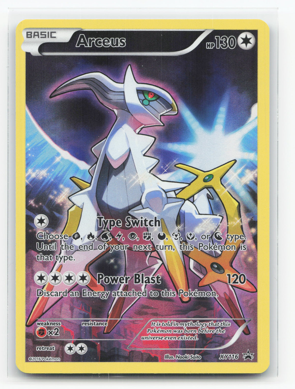 Arceus XY116 - XY Black Star Promos