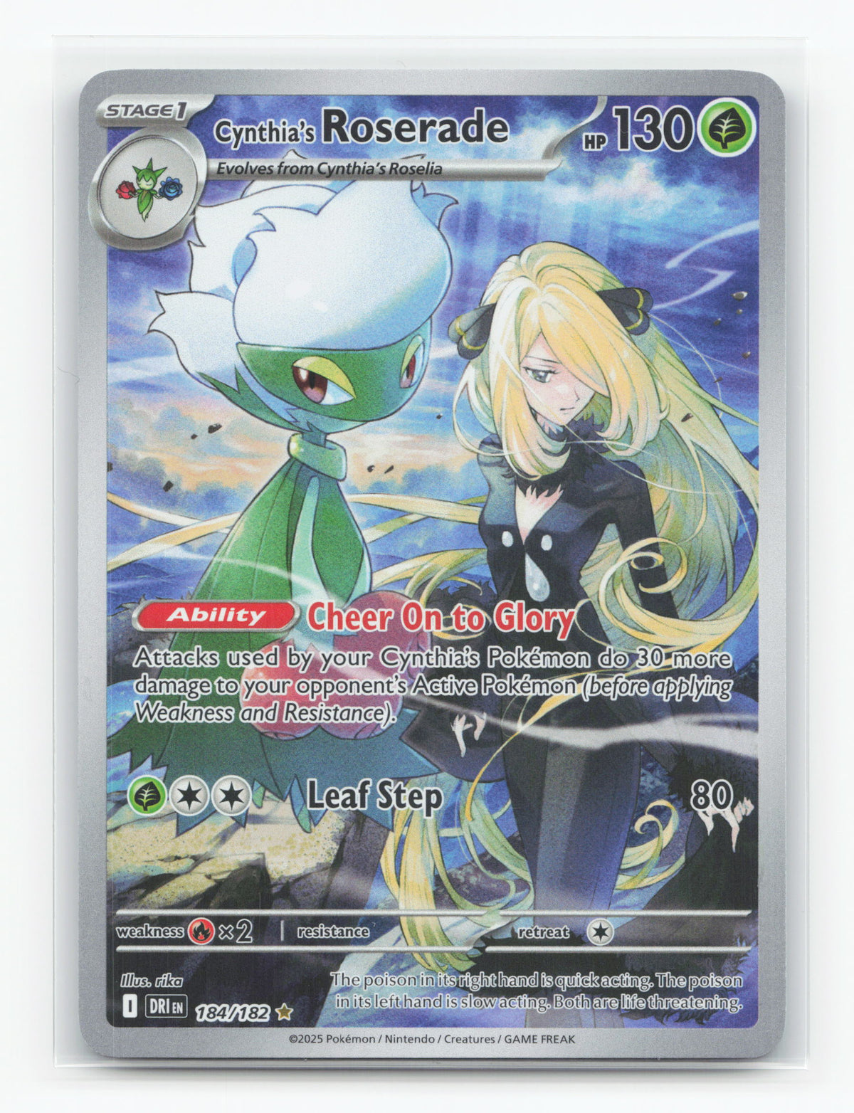 Cynthia's Roserade 184/182 - Destined Rivals