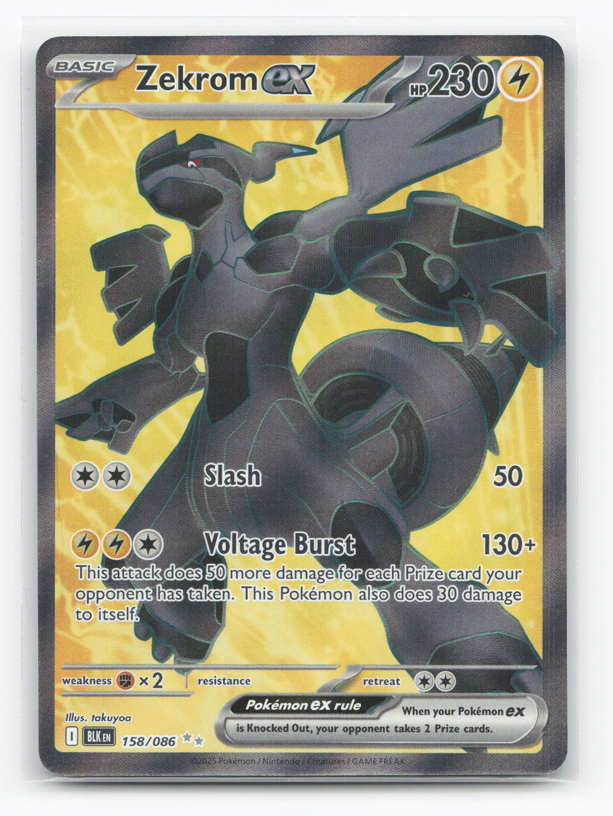 Zekrom ex 158/086 - Black Bolt