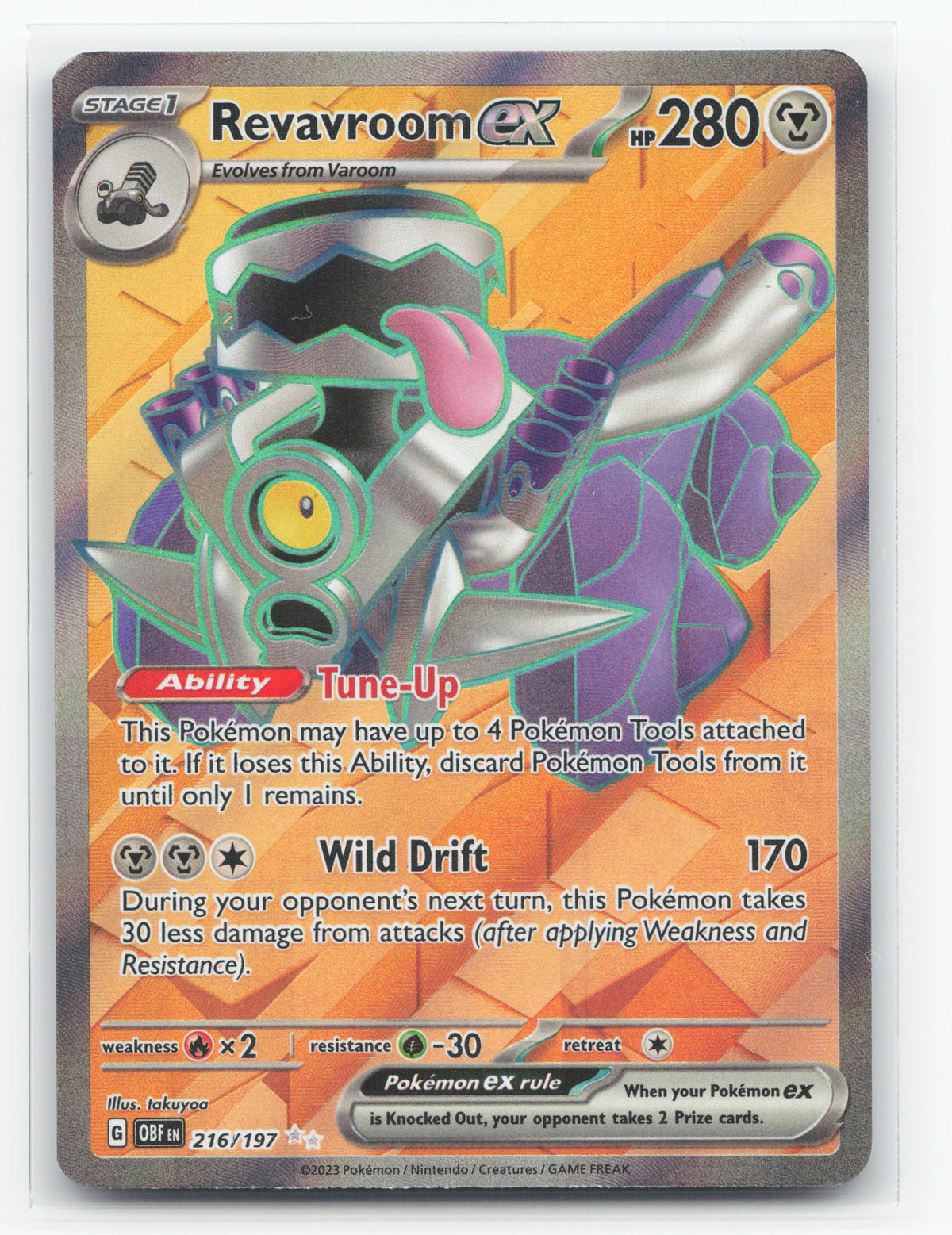 Revavroom ex 216/197 - Obsidian Flames
