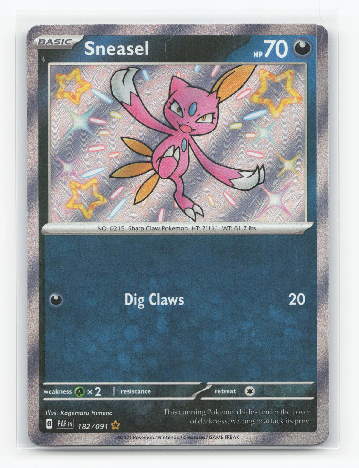 Sneasel 182/091 - Paldean Fates