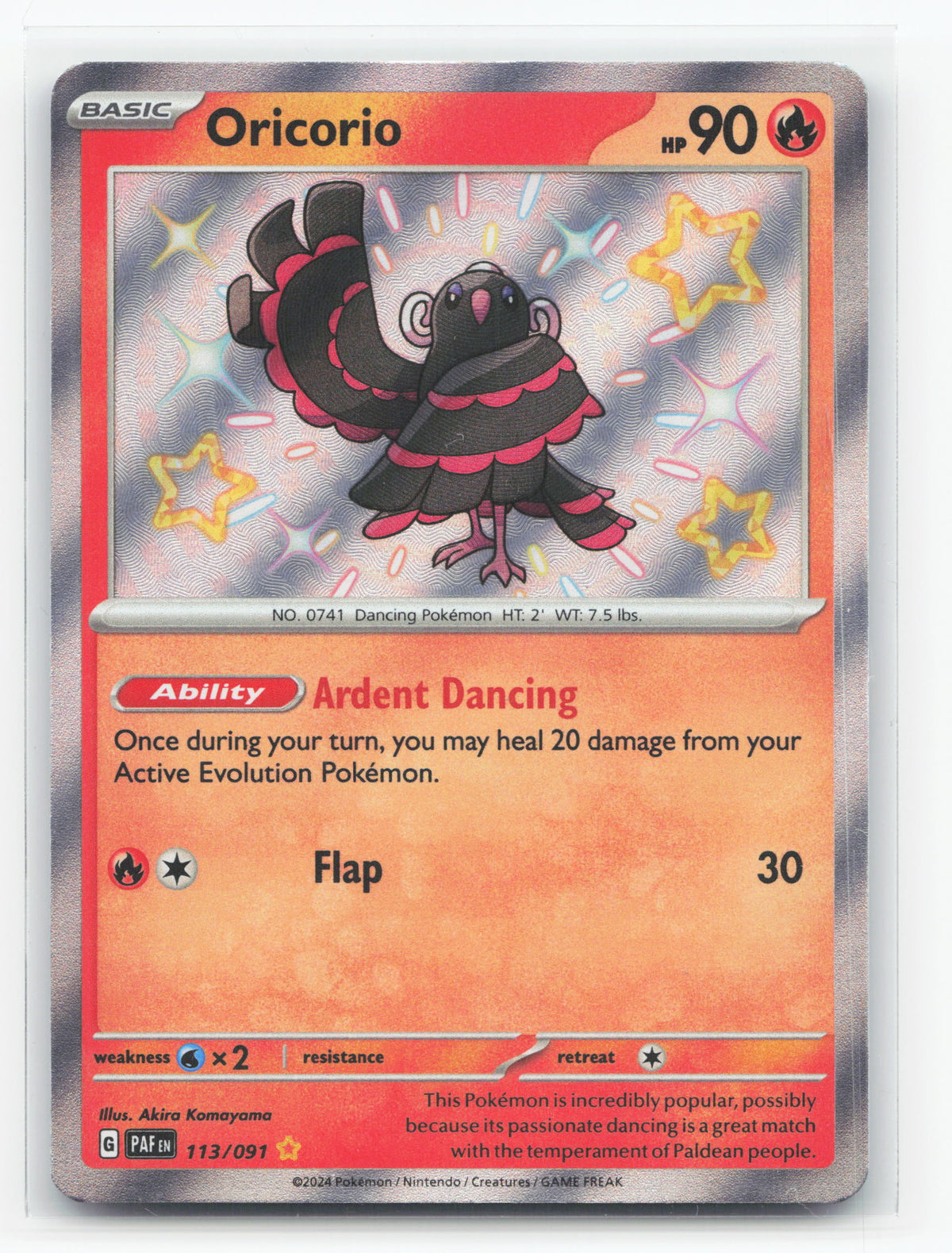 Oricorio 113/091 - Paldean Fates