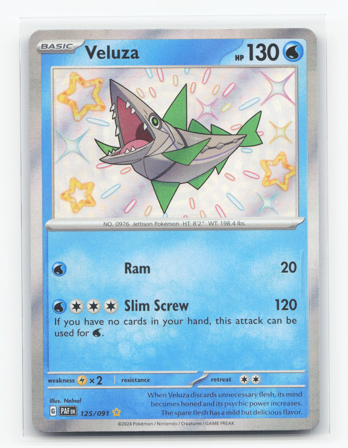 Veluza 125/091 - Paldean Fates