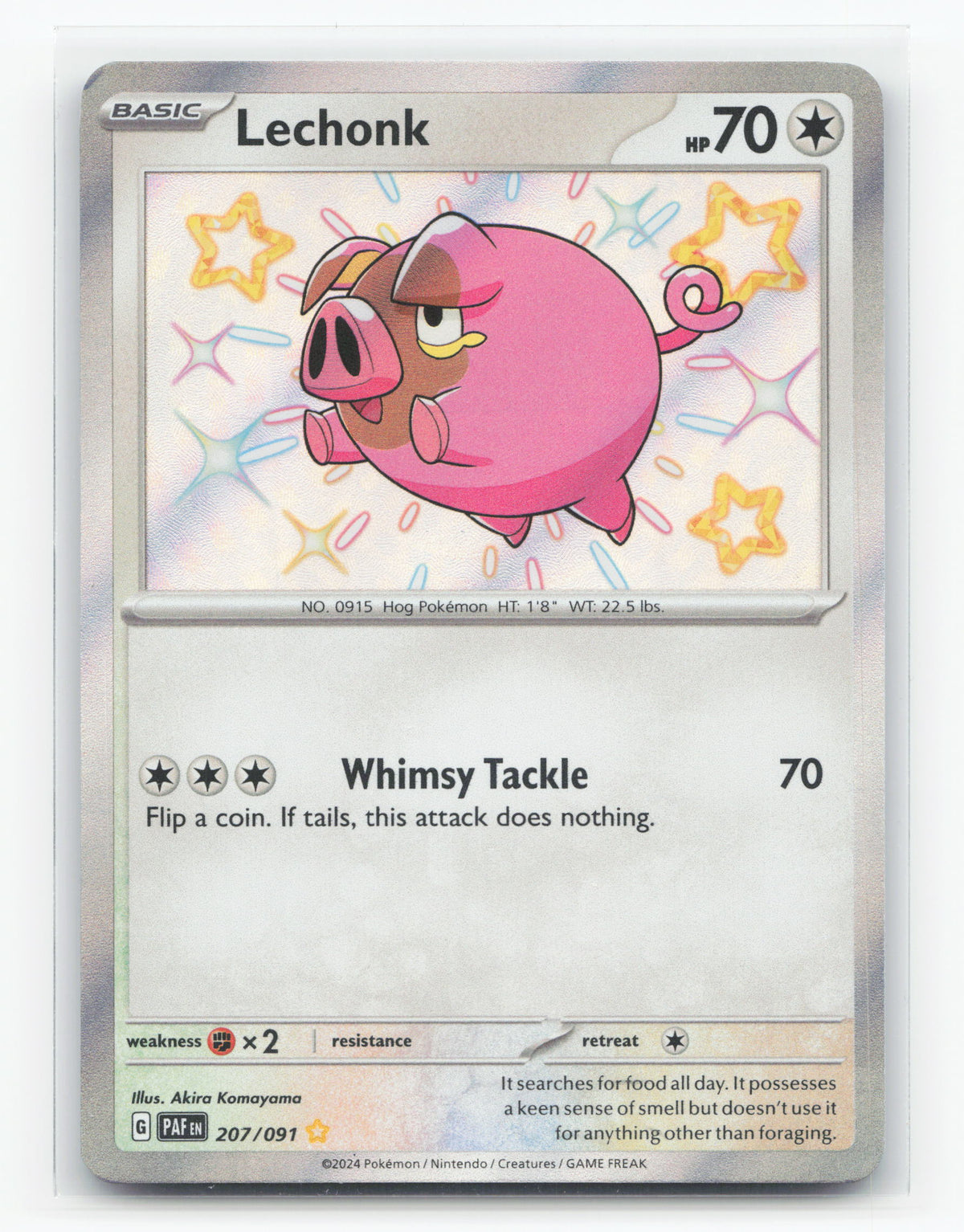 Lechonk 207/091 - Paldean Fates