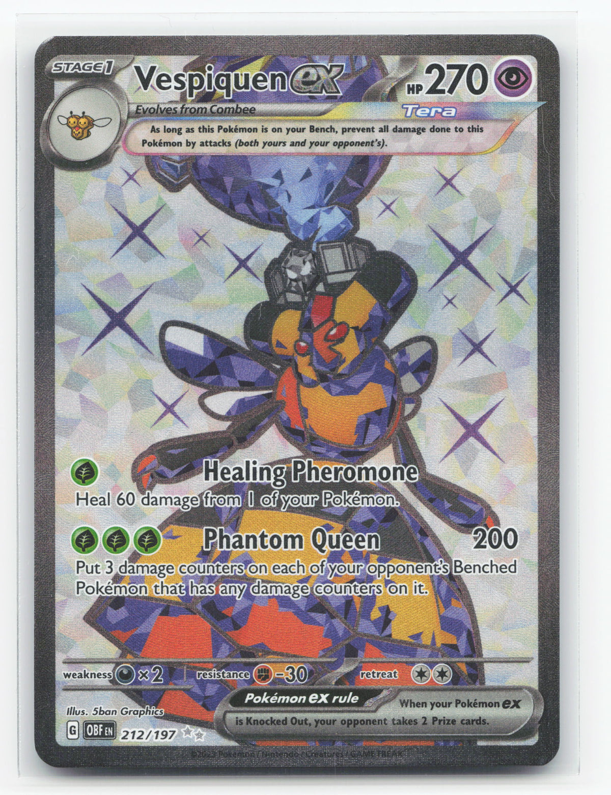 Vespiquen ex 212/197 - Obsidian Flames